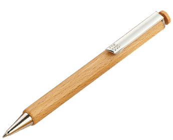 Stylo en hetre publicitaire en bois personnalise STB003