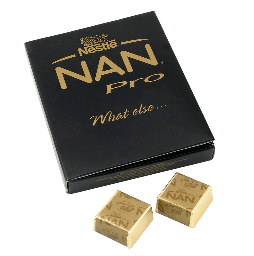 Cube Chocolat personnalise CHO072
